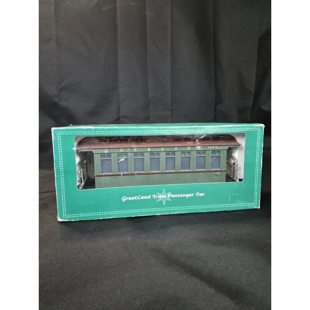 Vitage New Greatland Train Passenger Car Express 1994 & Box G ,Never Out Of Box